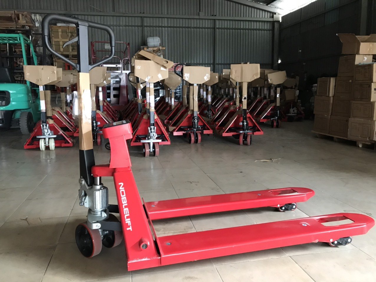 XE NÂNG TAY GẮN CÂN CÓ IN BILL